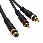 Cablestogo 7m Velocity S-Video/RCA-Type Stereo Audio Combination Cable (80226)